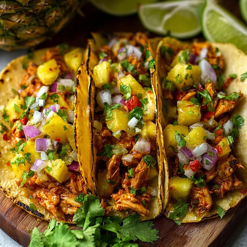 Minute Pineapple Chicken Tacos: Sweet & Smoky Weeknight Win